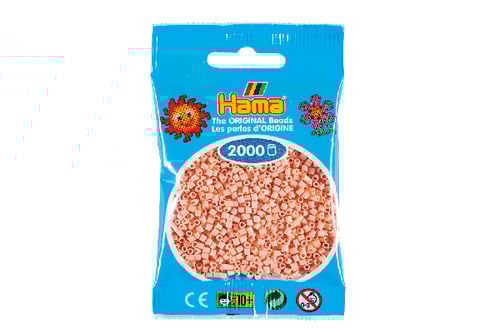 Hama mini perler lys hud 
