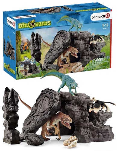 Schleich - Dinosaurussæt med hule (41461)