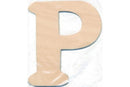 Træbogstav P 10cm x 4mm ⎮ 5700137542163 ⎮ VE_754216 