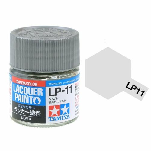 Tamiya Lacquer Paint LP-11 Silver  ⎮ 45206221 ⎮ VE_543811 