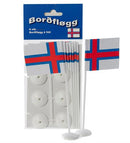 Bordflag 6 stk M/ fod Færøsk ⎮ 5706229036299 ⎮ GT_001080 