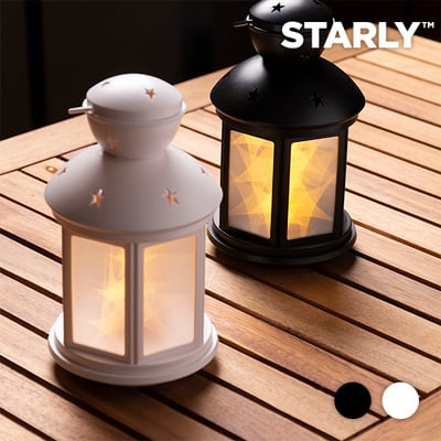 Starly LED Lanterne Sort ⎮ 4899888107187 ⎮ BB_D3000200 