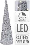 Juletræ Glimmer Sølv 40 cm  ⎮ 8719987531958 ⎮ HC_000289 