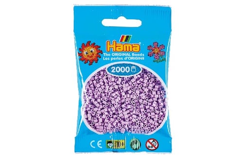 Hama mini perler pastel lilla