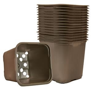 Plastpotter 8 cm 15 stk Bio-nedbrydelige