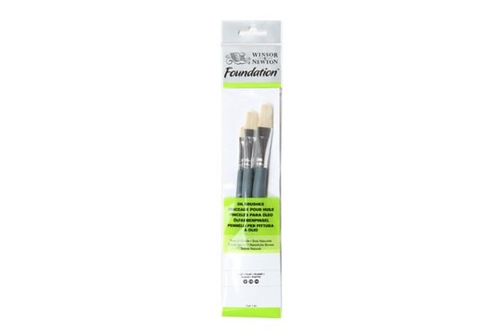 W&N Foundation Oil Short Handle 3 Pack ⎮ 884955030684 ⎮ VE_832776 