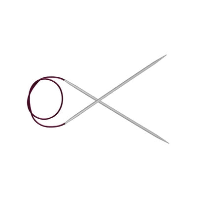KnitPro Basix Alu. Rundpinde 80cm 6.00mm
