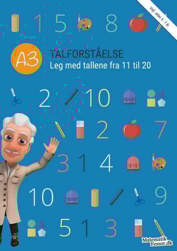 A3 - Talforståelse, Leg med tallene fra 11 til 20