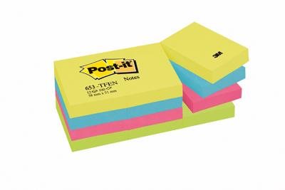 Post-It Blokke 3M Ass.Dreamy 38X51 Mm L.GrÃ¸n-L.BlÃ¥-BlÃ¥-Gul ⎮ 4046719505173 ⎮ RZ_002769 