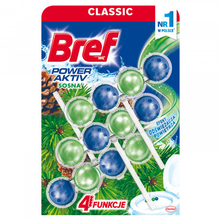 Bref Power Activ Toiletblok med Granduft 3 x 50 g