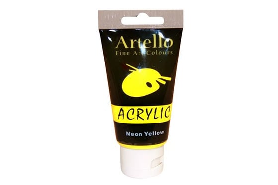 Artello acrylic 75ml Neon Yellow ⎮ 5700138003854 ⎮ VE_800385 