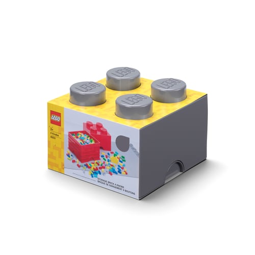 LEGO Opbevaringsklods 4 - Grå