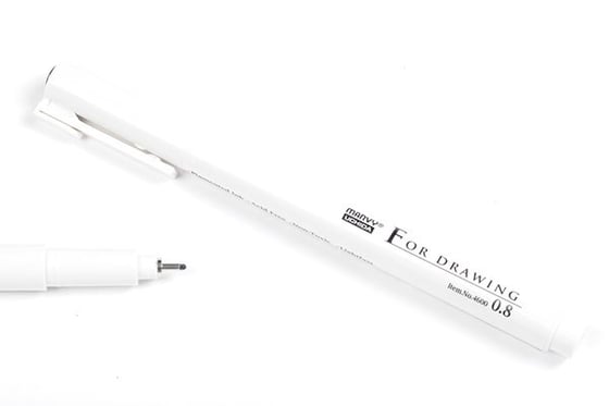 Marvy technical drawing pen 0,8mm ⎮ 752481461817 ⎮ VE_791336 