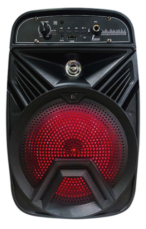 United SPK2101 Bluetooth Speaker w/LED Light. Size 36 x 24 x 20cm  ⎮ 5709884061286 ⎮ DE_000331 