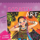Scratch art - Kridse-Kradse - Sommerpiger - Lilla