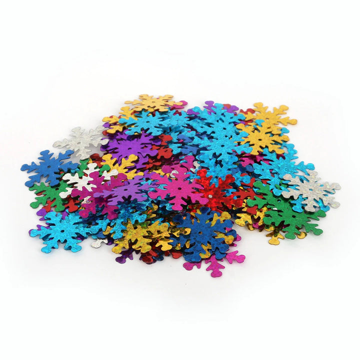 Hole snowflake sequins over 300pcs - 2cm