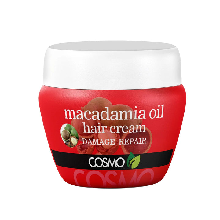 Cosmo Macadamia Olie Hårcreme 500ml – Reparerende Pleje
