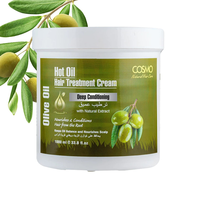 Cosmo Deep Conditioning Olive Oil hårbehandlingscreme 1000ml