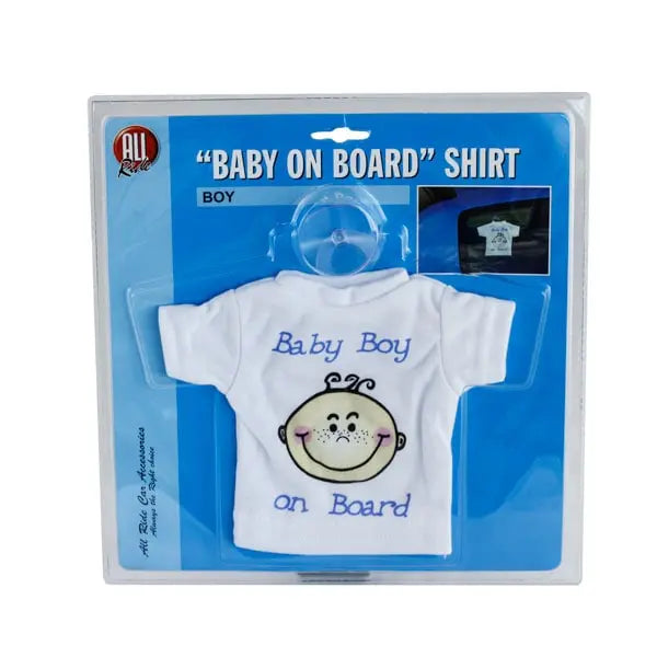 Baby Boy On Board Tshirt på sugekop ±20cm