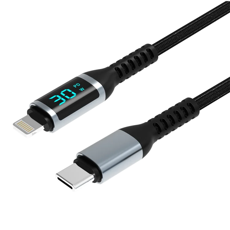 Usb-C to Lightning cable with LED indicator Mfi 20W