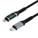 Usb-C to Lightning cable with LED indicator Mfi 20W