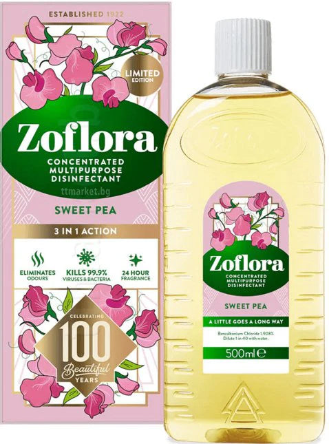 Zoflora Sweet Pea Desinficerende Koncentrat - 500ml (20 L)