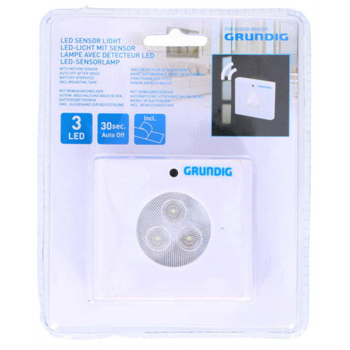 Grundig - Battery-powered Sensor Light 30sec 3 LED