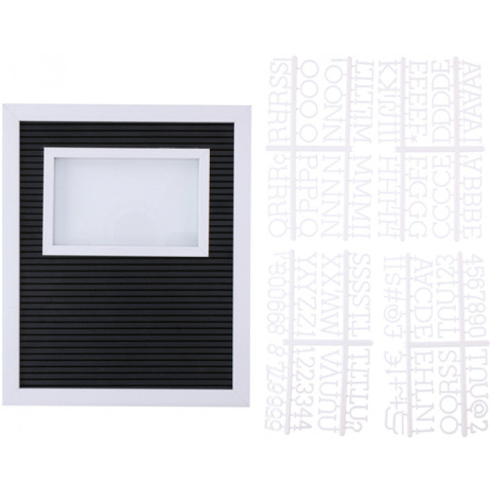 Arti Casa - letter board with picture frame 28 x 23 x 3 cm