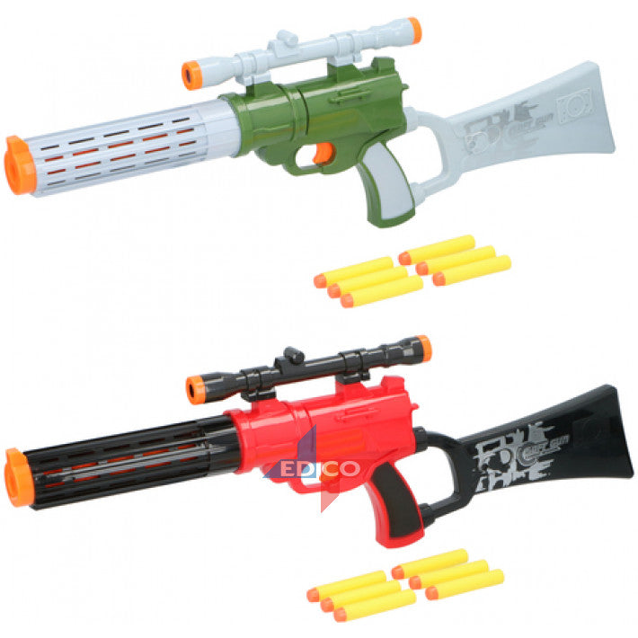 Eddy Toys - Gun with 6 foam cartridges 50cm
