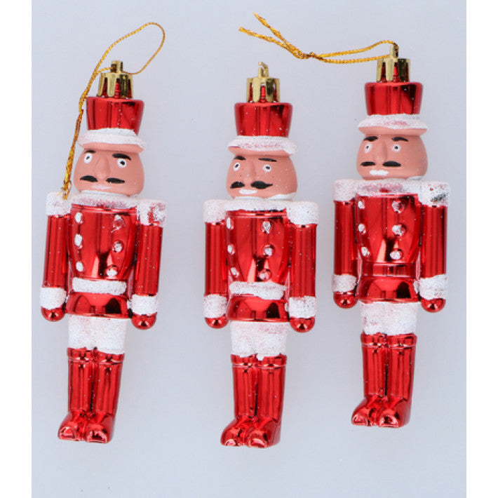 Christmas gifts - Decorated nutcracker wooden hanger 3 pcs