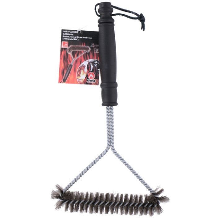 BBQ - Grill brush for garden grill 30x17cm