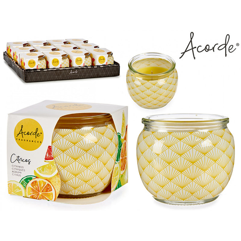 Acorde - Duftlys i glas Citrus mix aroma - Dollarstore.dk