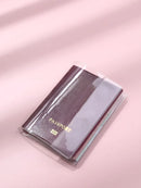 Travel LOG - Transparent passport pocket