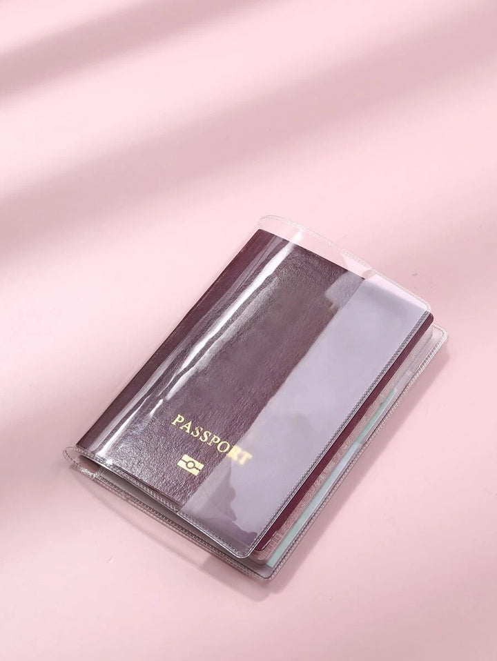 Travel LOG - Transparent passport pocket