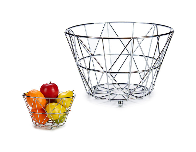 Fruit basket with diamond wire