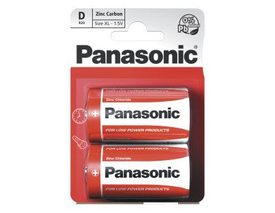 Panasonic 2pk Batterier R20 - Dollarstore.dk