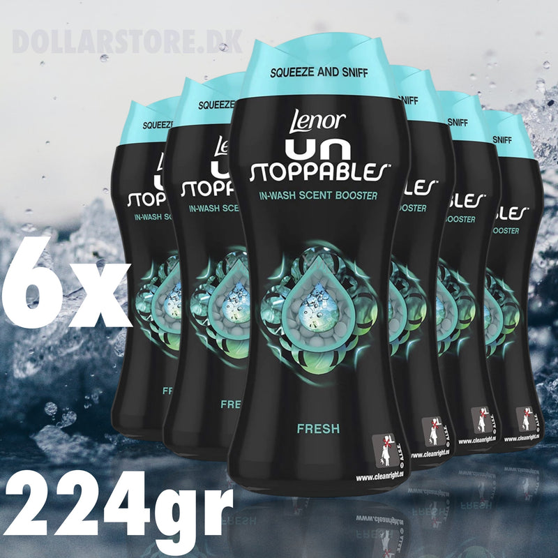 Lenor Package With 6 x Scent Booster 224g - Unstoppables Fresh