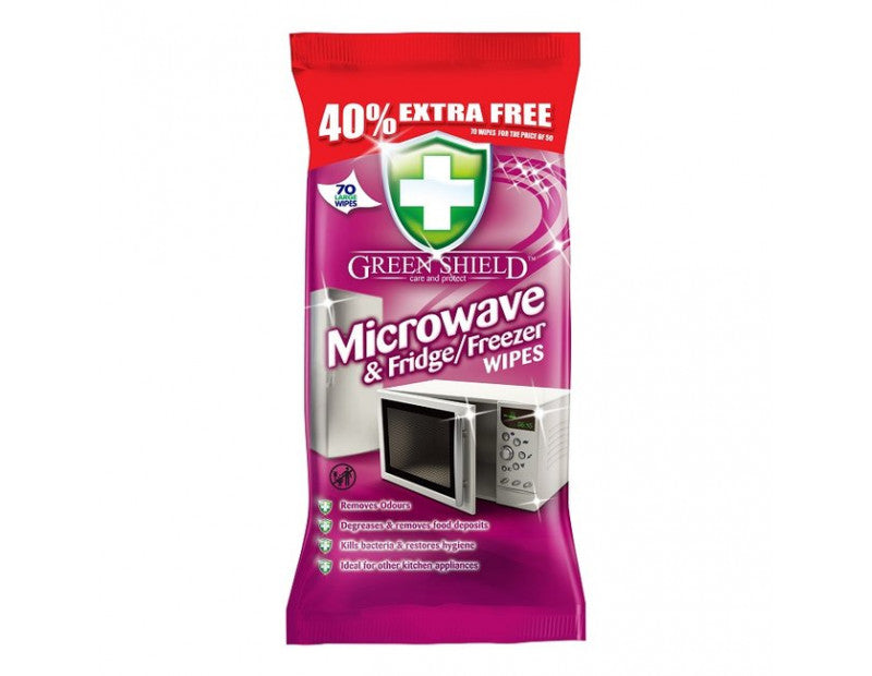 Greenshield Micro & Fridge/Freez Wipes 29/08/22