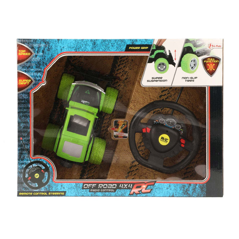 ToiToys - Off Road 4x4 Remote Control Monster Truck Green