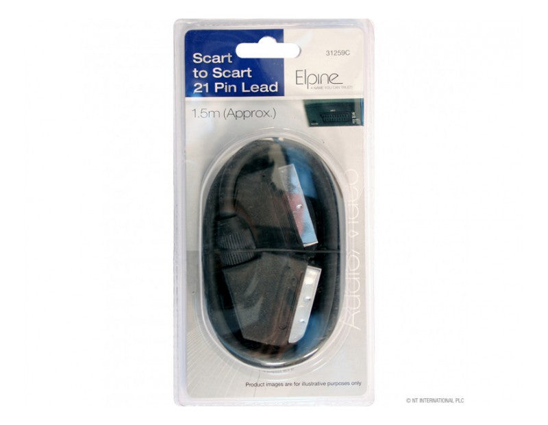 Elpine - Scart Til Scart Kabel - Dollarstore.dk