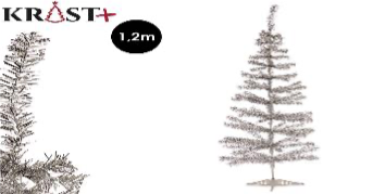 Krist - Artificial Christmas Tree Decoration 120cm Silver