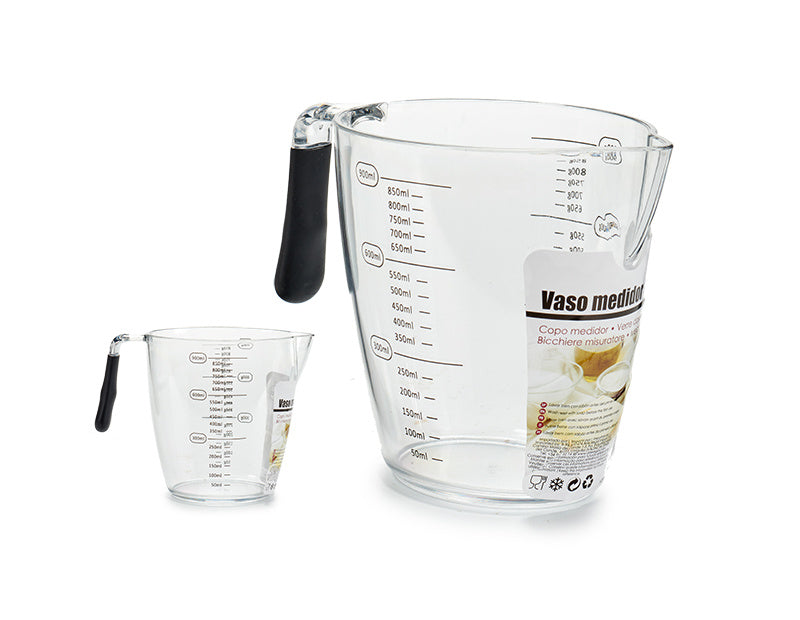 Transparent meter jar 900ml