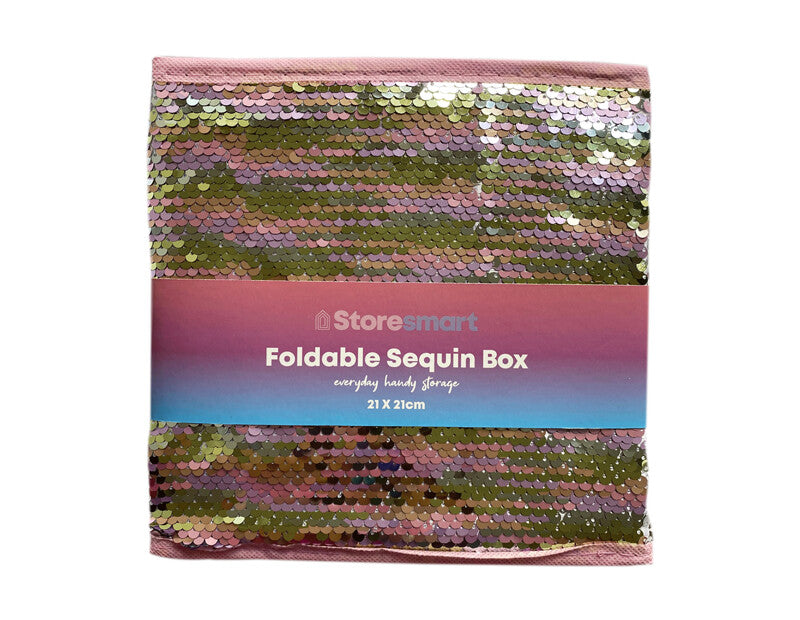 FOLDABLE SWQUIN BOX 21X21 CM