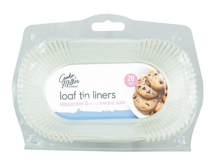 Loaf Tin Liners - 20 Pack - Dollarstore.dk