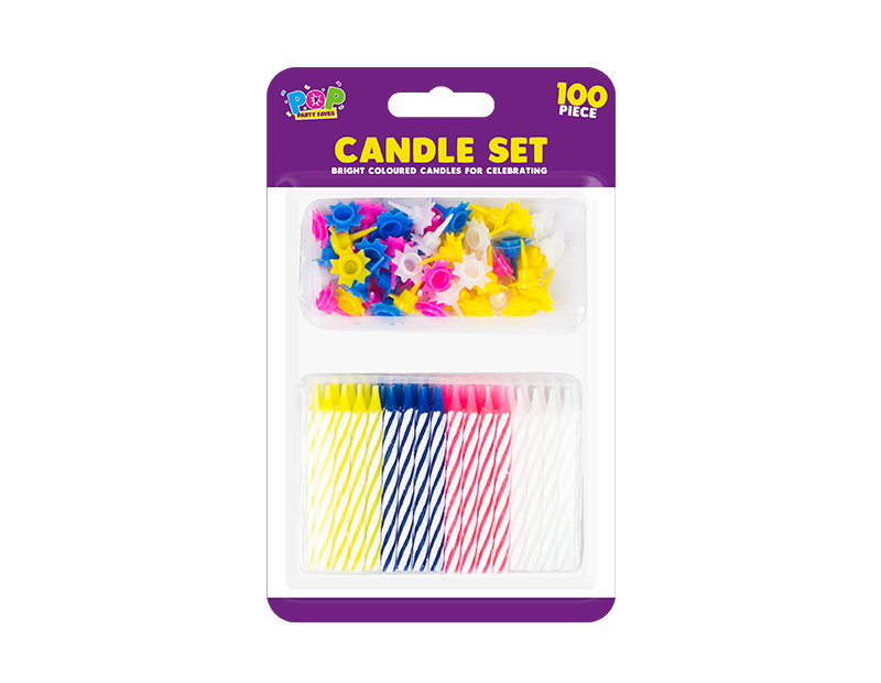 Pop Party Faves - Kagelys Sæt - Dollarstore.dk