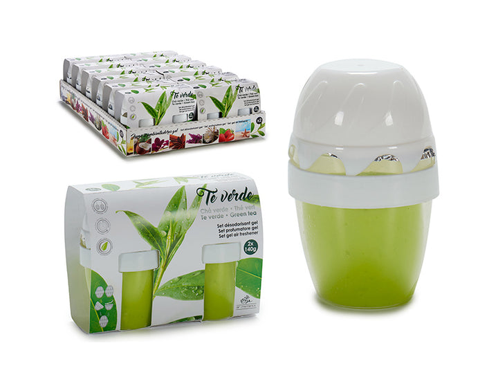Set 2 air freshener gel 140gr x 2 gr tea