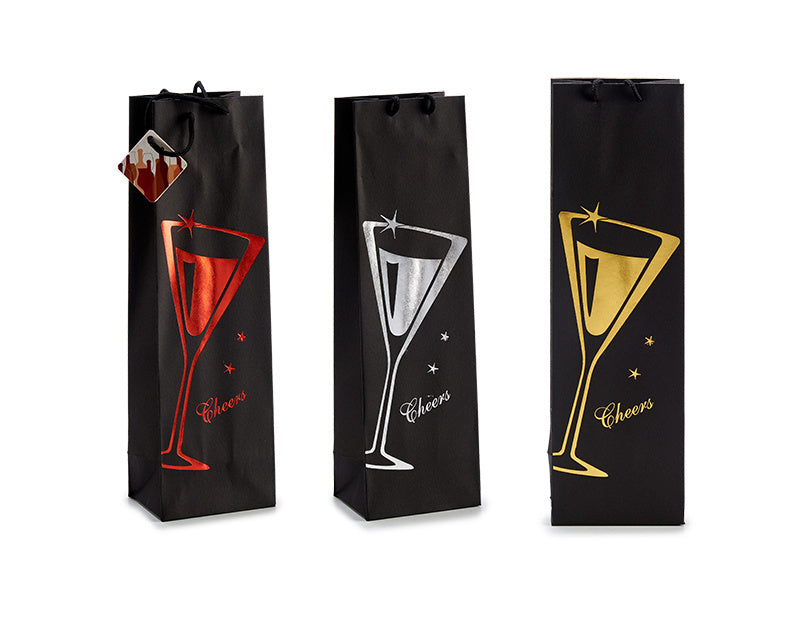 Gift paper bag cheers cups mix