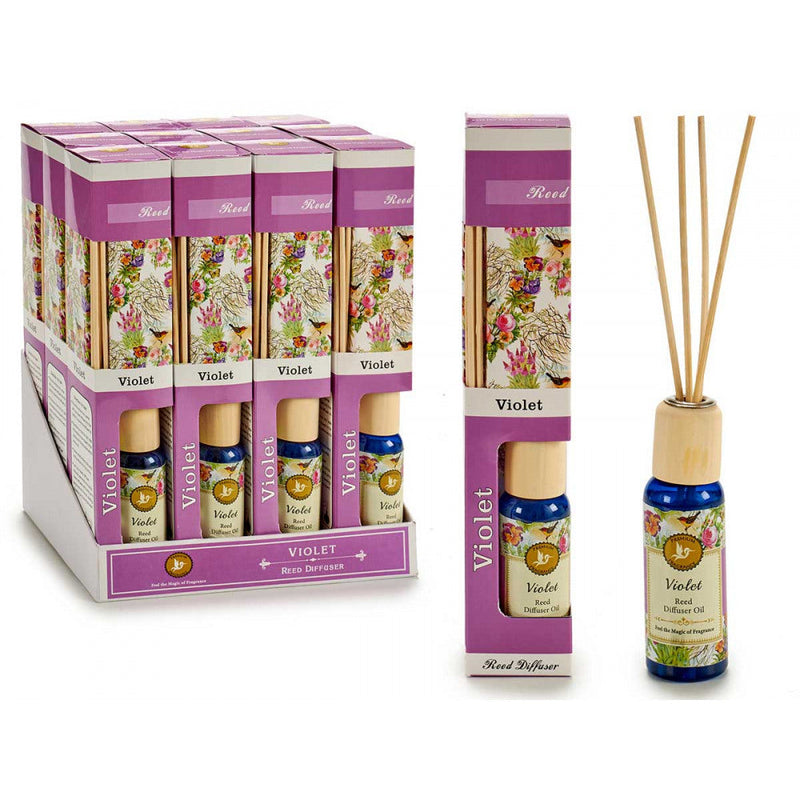 Premium Mikado Fragrance Sticks With 50ml Fragrance Oil - Violet