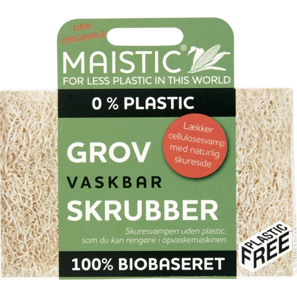 Maistic - Plastic-free scrubbing sponge with coarse scrubbing surface