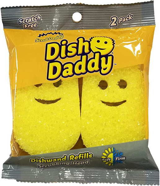 Scrub Daddy Original 'Dish Daddy' Dishwand Scouring Pad Refill S/2